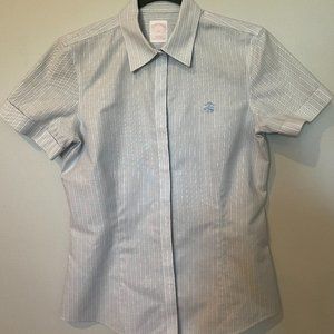 Brooks Brothers Tailored Non-Iron Short Sleeve Shirt - Size 2